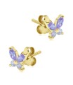 Beautiful Butterfly Silver Stud Earring STS-6201